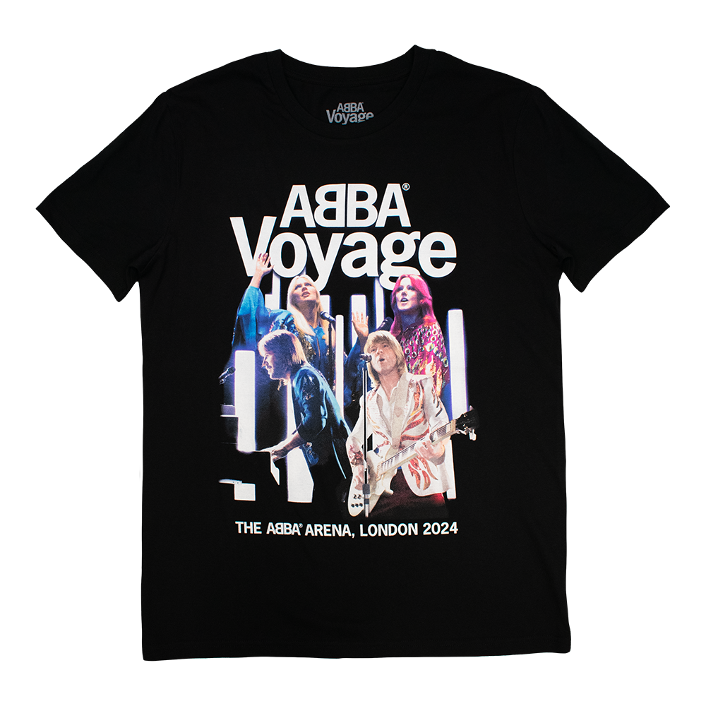 2024 EVENT BLACK TSHIRT Official ABBA Voyage Store