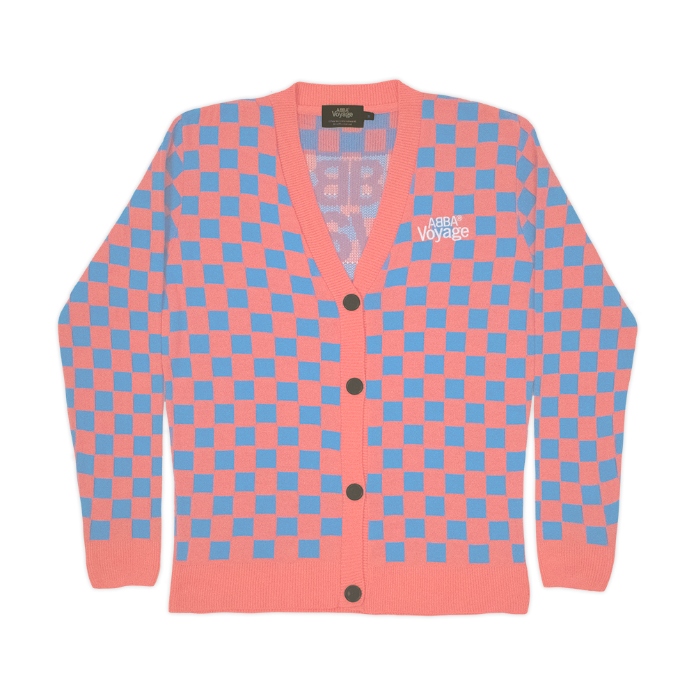 Pink and blue cardigan clearance